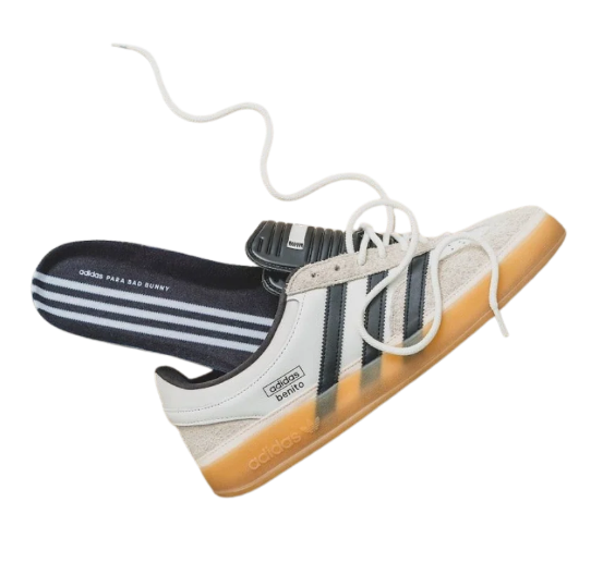 adidas Originals Gazelle Indoor Benito Sneakers – White & Black