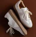 GAT White Gum Low-Top Sneakers