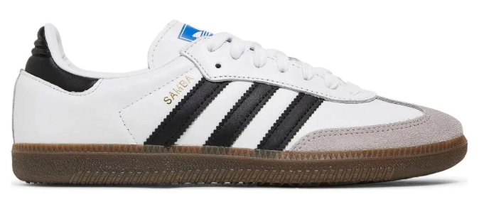 adidas Samba Women's Sneakers – White & Black