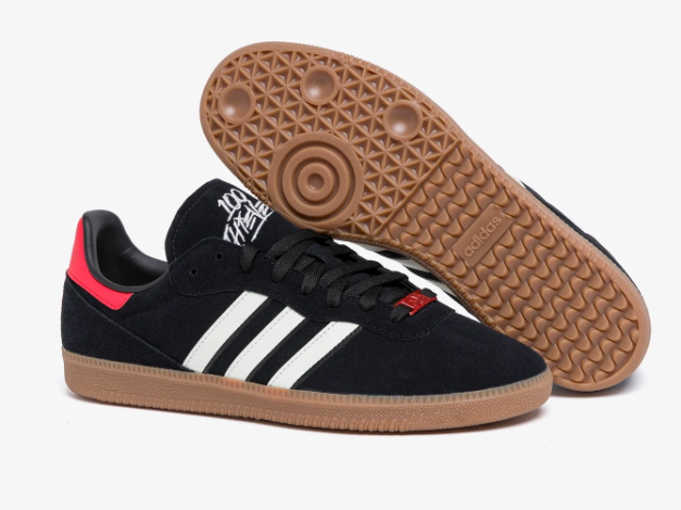 adidas Originals Palos Hills Sneakers – Black, White & Red