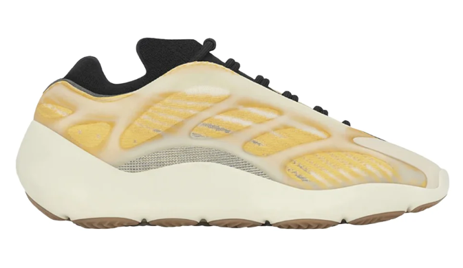 adidas Yeezy 700 V3 Lace-Up Sneakers – Yellow & Cream