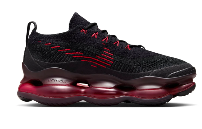 Nike Air Max Scorpion Black University Red Sneakers