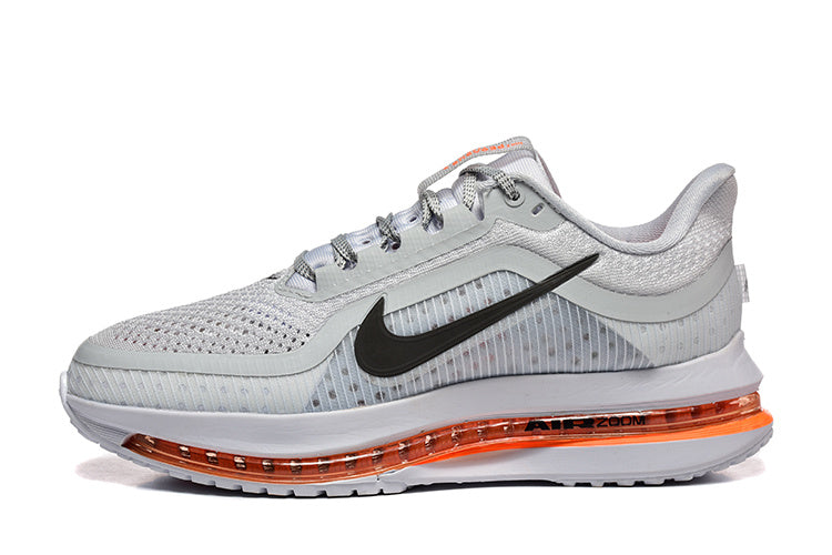 Nike Pegasus Premium Sneakers - Light Grey, Black & Orange