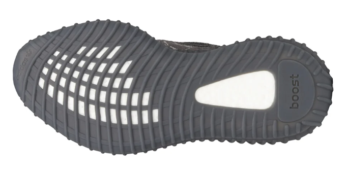 adidas Yeezy Boost 350 V2 Sneakers – Dark Grey & Black