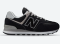 Men's New Balance ML574 Wide Fit Black & Grey Sneakers
