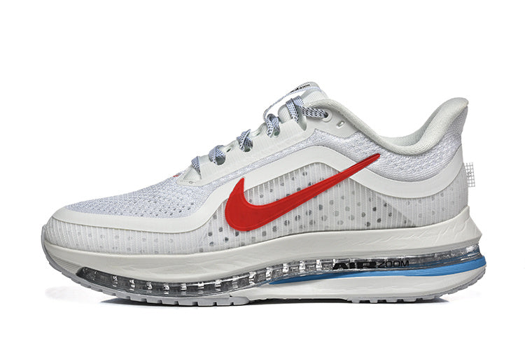 Nike Pegasus Premium Sneakers - White, Red & Blue