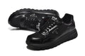 Prada Triangle Logo Low-Top Sneakers - All Black