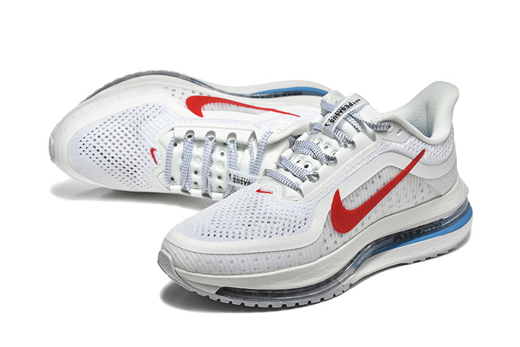 Nike Pegasus Premium Sneakers - White, Red & Blue