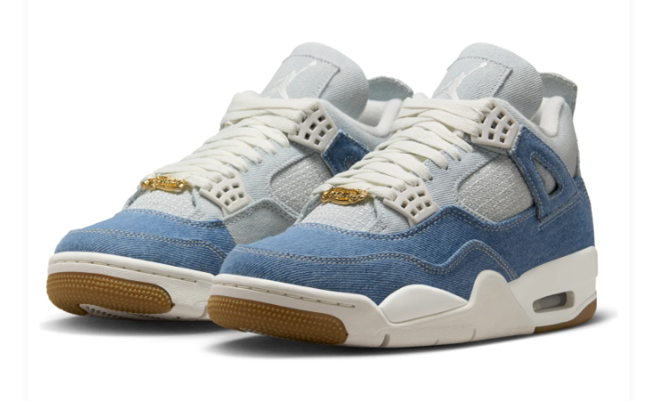 Air Jordan 4 TEX Women's Sneakers – Denim