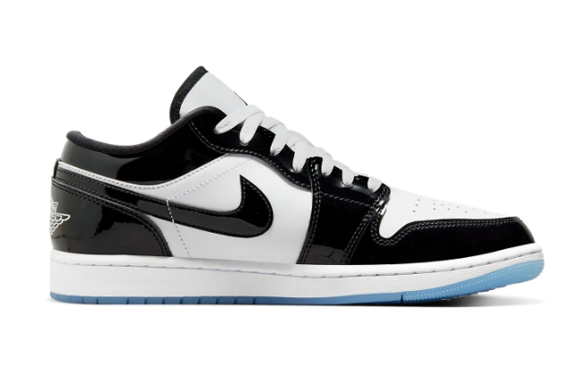 Air Jordan 1 Low SE Sneakers – Black White Concord