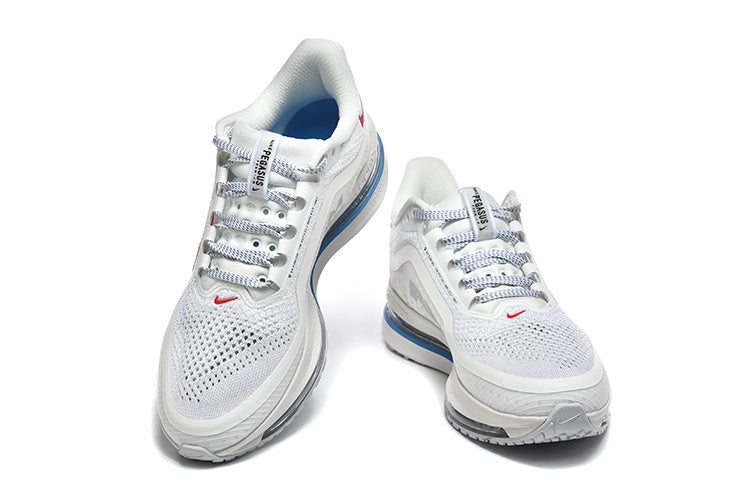 Nike Pegasus Premium Sneakers - White, Red & Blue