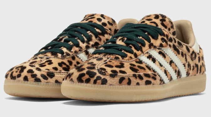 adidas Samba OG Women's Sneakers – Leopard Magic Beige
