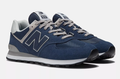 New Balance 574 Core Sneakers – Navy & Grey