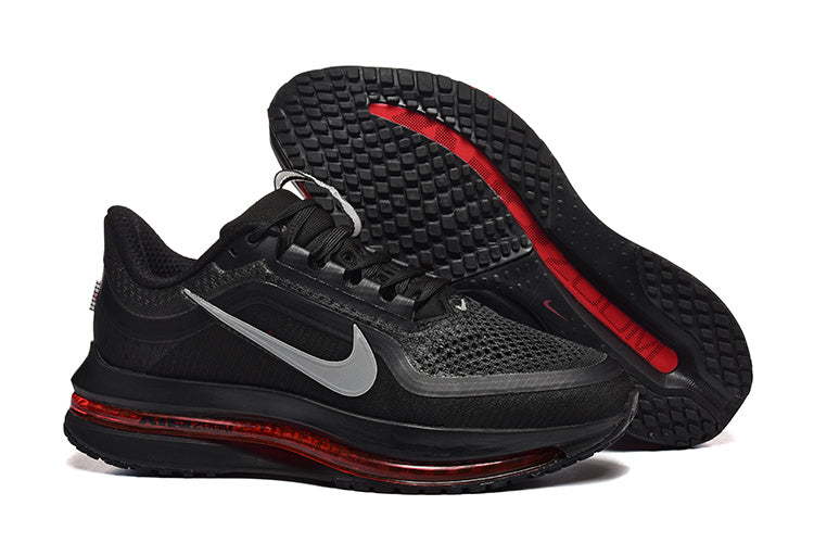 Nike Pegasus Premium Sneakers - Black, Silver & Red