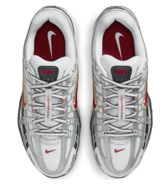 Nike P-6000 CNPT Women's Sneakers – Metallic Silver & Red