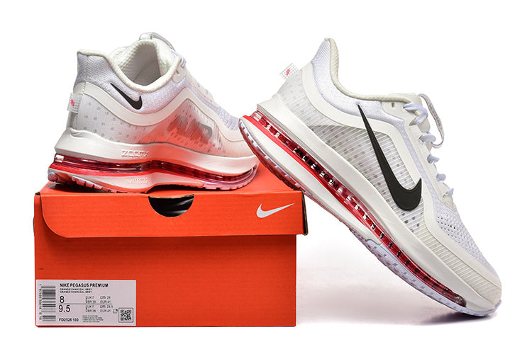 Nike Pegasus Premium Sneakers - White, Black & Red