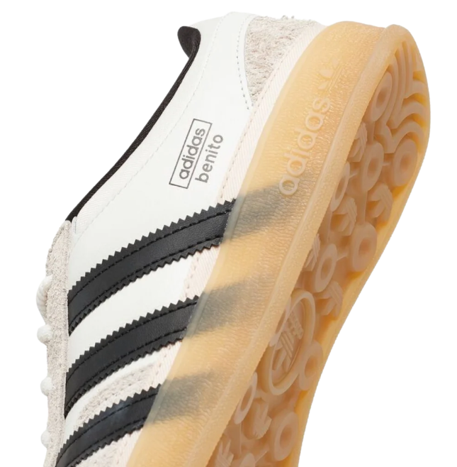 adidas Originals Gazelle Indoor Benito Sneakers – White & Black