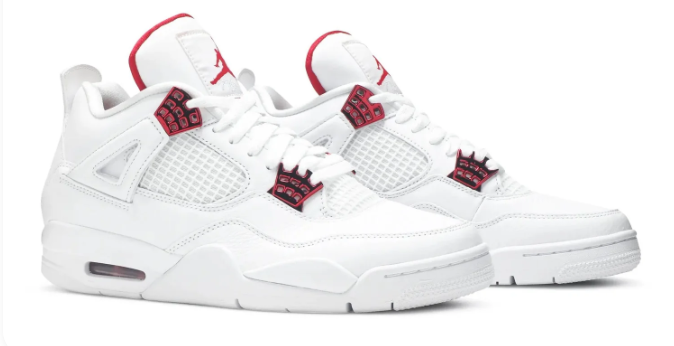 Air Jordan 4 Retro Red Metallic Sneakers