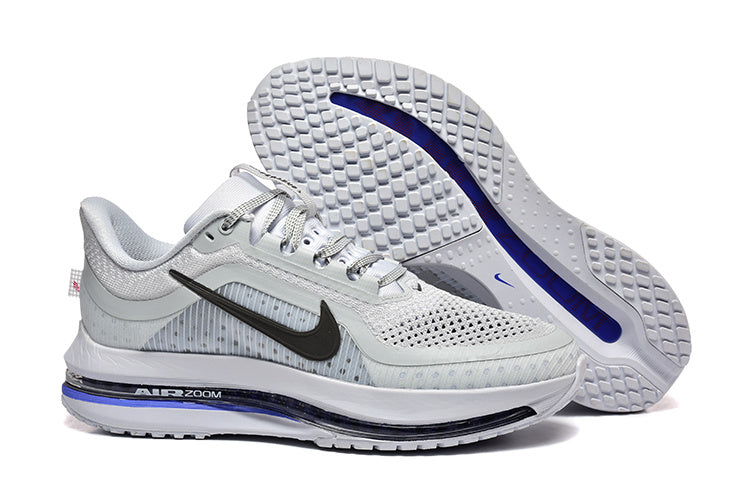 Nike Pegasus Premium Sneakers - Light Grey, Black & Blue