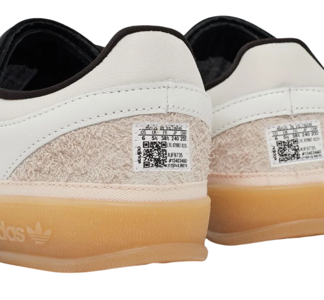 adidas Originals Gazelle Indoor Benito Sneakers – White & Black