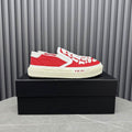 AMIRI Skeleton Slip-On Sneakers – Red & White