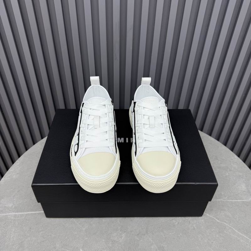 AMIRI Skeleton Low-Top Sneakers – Black & White