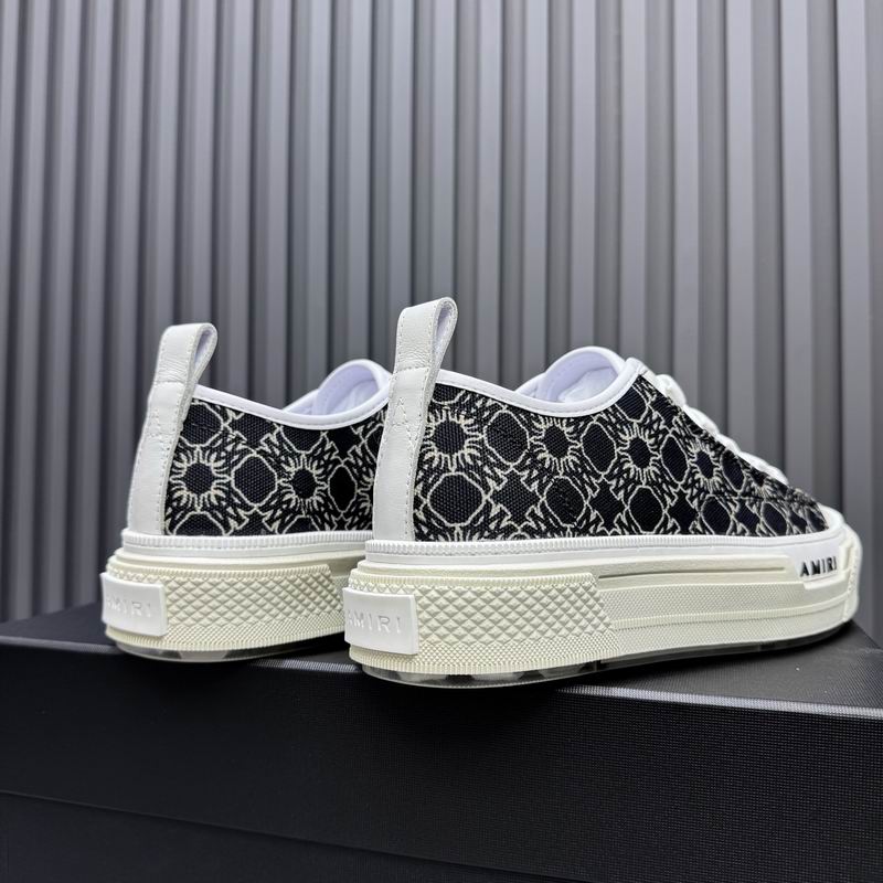 AMIRI Patterned Low-Top Sneakers – Black & White
