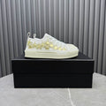 AMIRI Star Detail Low-Top Sneakers – White & Gold