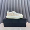 AMIRI Tonal Star Low-Top Sneakers – Beige & White