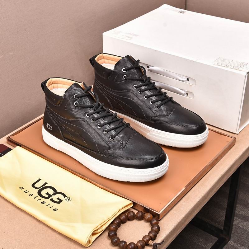 UGG High-Top Lace-Up Sneakers - Black