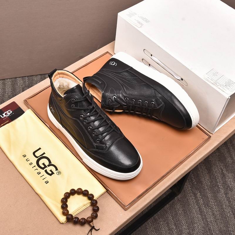 UGG High-Top Lace-Up Sneakers - Black