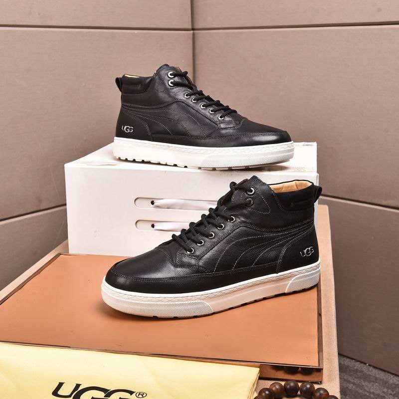 UGG High-Top Lace-Up Sneakers - Black