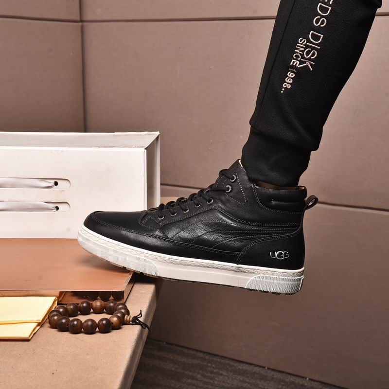 UGG High-Top Lace-Up Sneakers - Black
