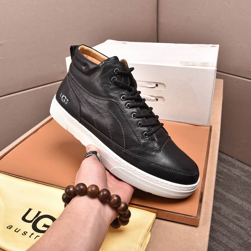 UGG High-Top Lace-Up Sneakers - Black