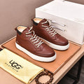 UGG High-Top Lace-Up Sneakers - Brown
