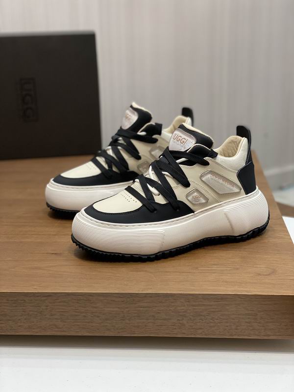UGG Low-Top Platform Sneakers - Black & Cream