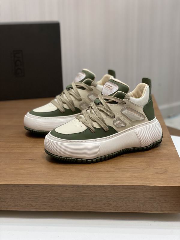 UGG Low-Top Platform Sneakers - Olive & Cream