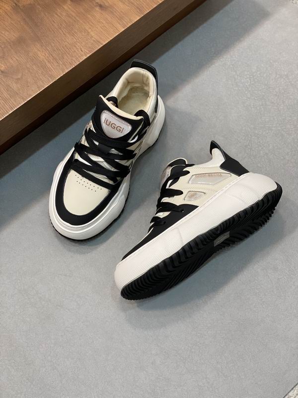 UGG Low-Top Platform Sneakers - Black & Cream