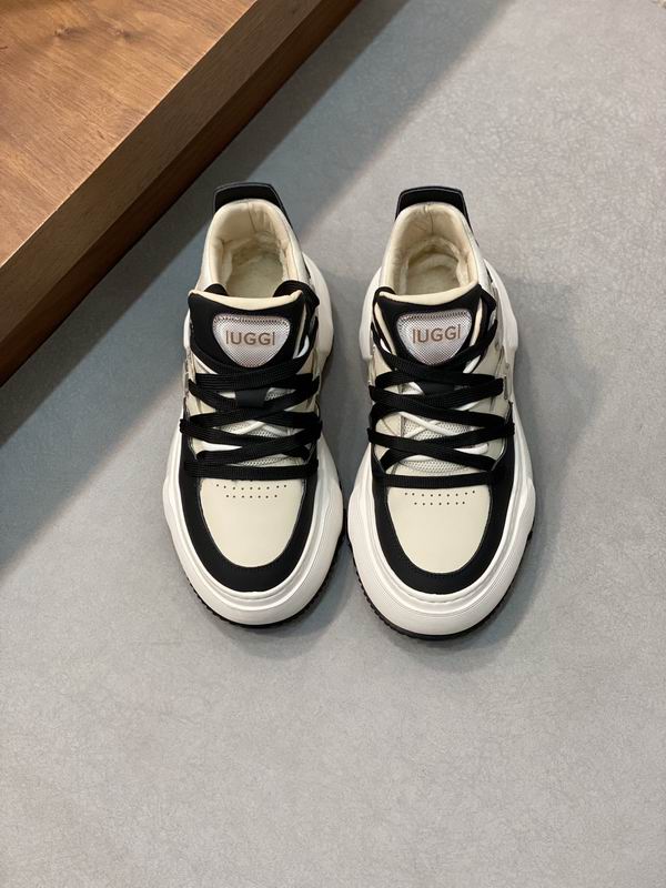 UGG Low-Top Platform Sneakers - Black & Cream