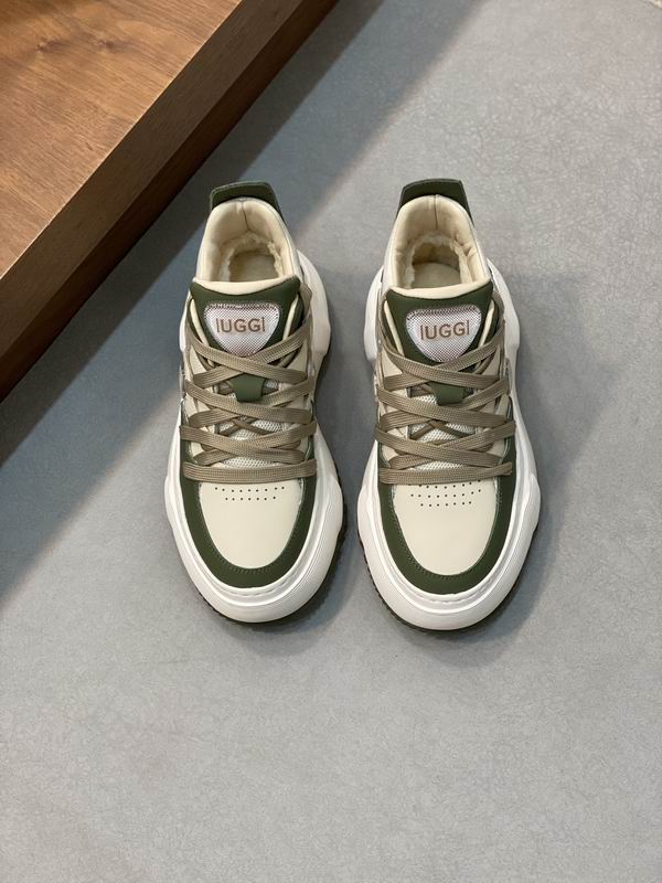 UGG Low-Top Platform Sneakers - Olive & Cream