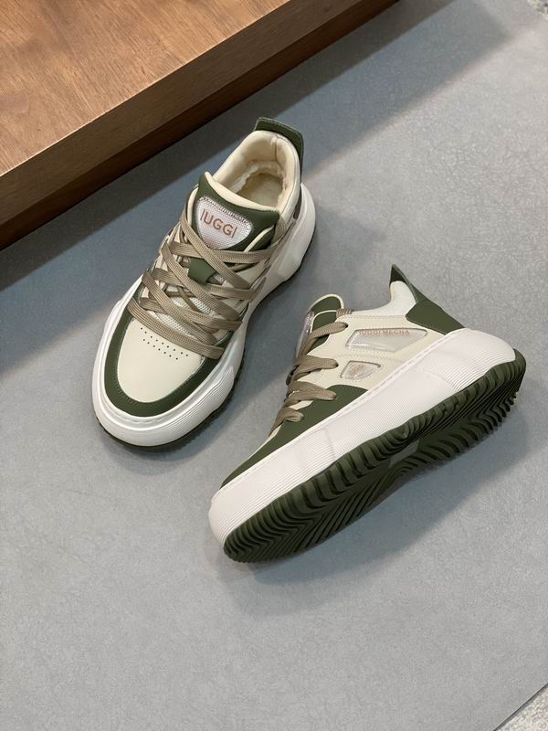 UGG Low-Top Platform Sneakers - Olive & Cream