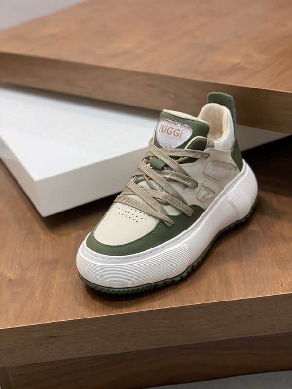 UGG Low-Top Platform Sneakers - Olive & Cream