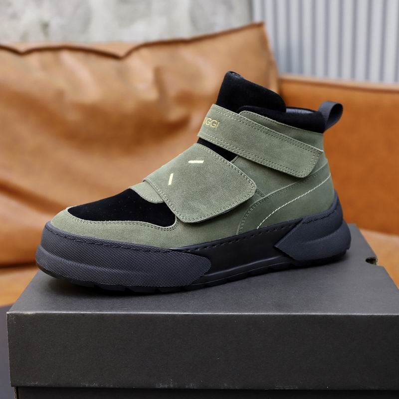 UGG High-Top Strap Sneakers - Sage Green & Black
