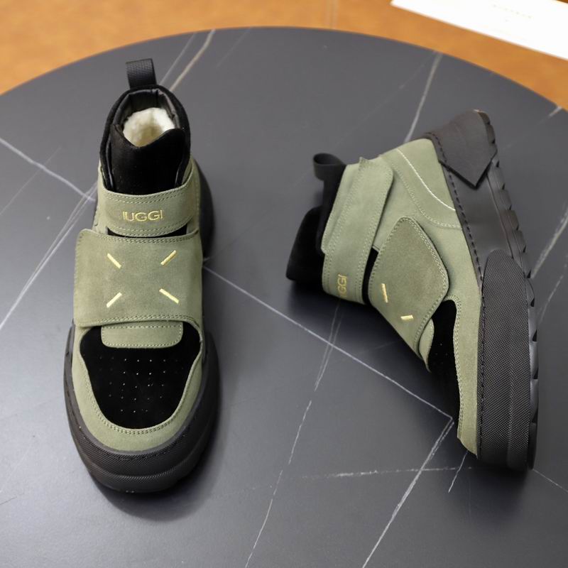 UGG High-Top Strap Sneakers - Sage Green & Black