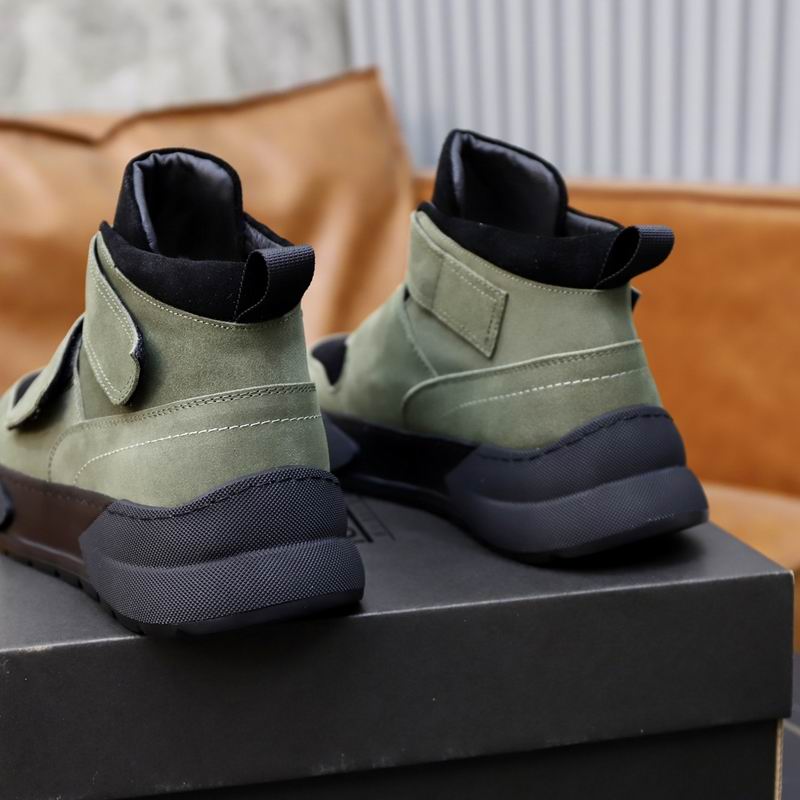 UGG High-Top Strap Sneakers - Sage Green & Black