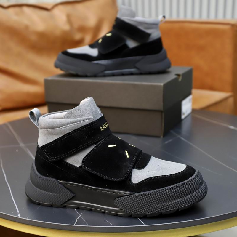 UGG High-Top Strap Sneakers - Black & Grey