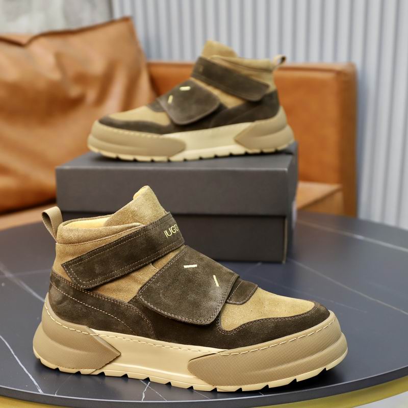 UGG High-Top Strap Sneakers - Brown & Tan