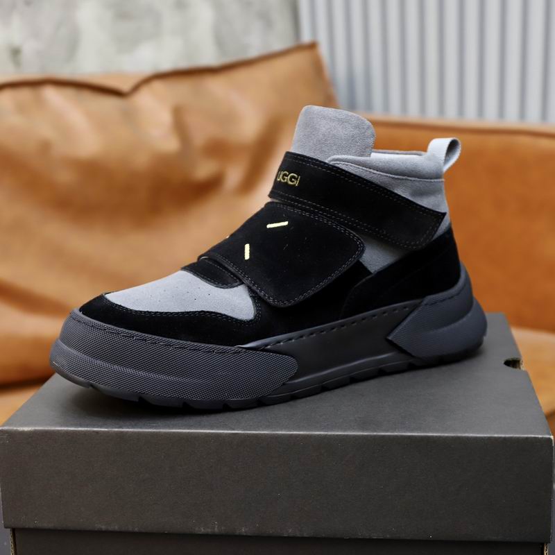 UGG High-Top Strap Sneakers - Black & Grey