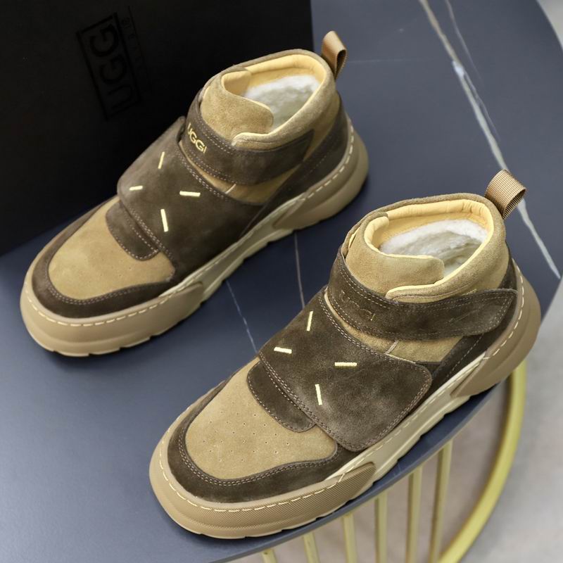 UGG High-Top Strap Sneakers - Brown & Tan