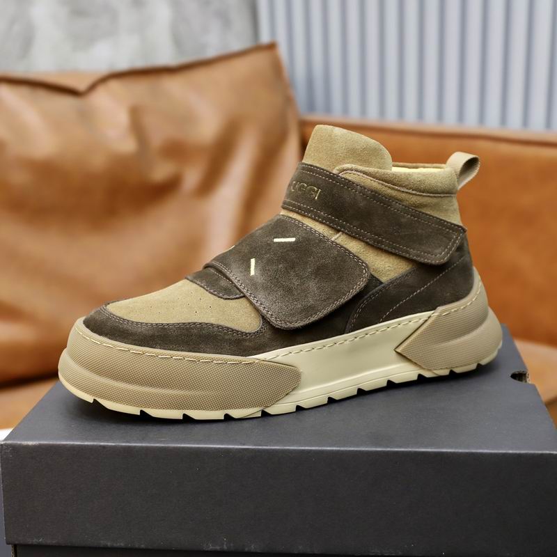 UGG High-Top Strap Sneakers - Brown & Tan